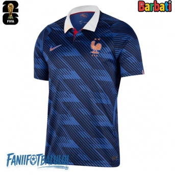 Franța Tricou Fotbal Replică Mondial 2026 Barbati Acasa